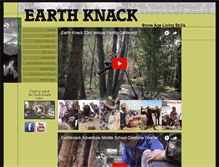 Tablet Screenshot of earthknack.com